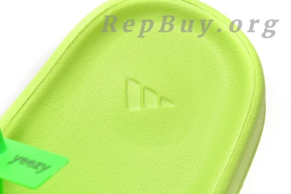 Top Version adidas Yeezy Slide Glow Green HQ6447 - 图片 7