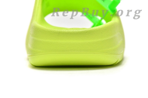 Top Version adidas Yeezy Slide Glow Green HQ6447 - 图片 10