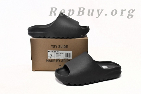 Top Version adidas Yeezy Slide Onyx HQ6448 - 图片 12