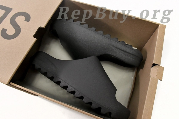 Top Version adidas Yeezy Slide Onyx HQ6448 - 图片 14