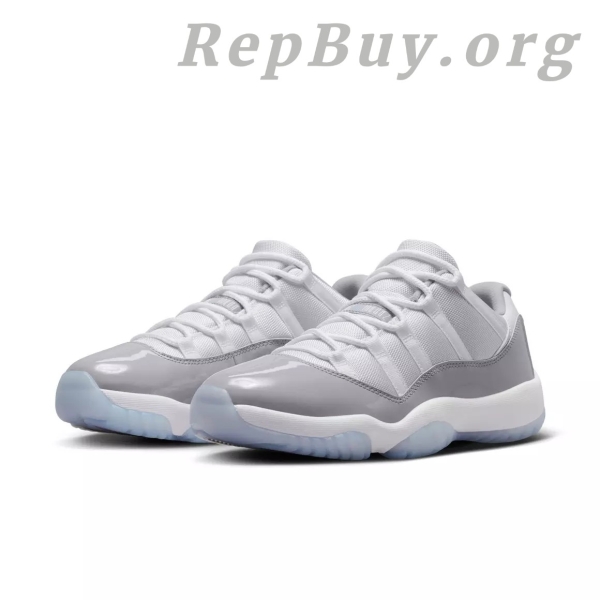 Top Version Air Jordan 11 Low “Cement Grey” AV2187-140 - Image 5