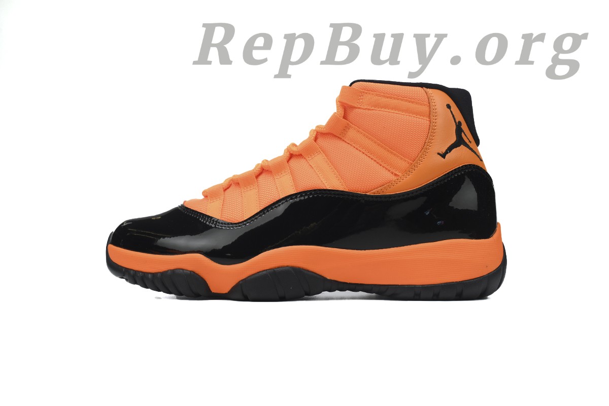 Best Top Version Air Jordan 11 Retro "Black Orange” CT8012-800 Replica