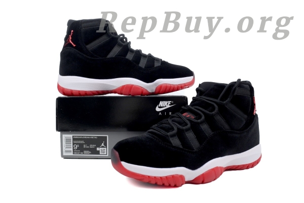 Top Version Air Jordan 11 Retro 'Bred Velvet' DB5457-061 - Image 10