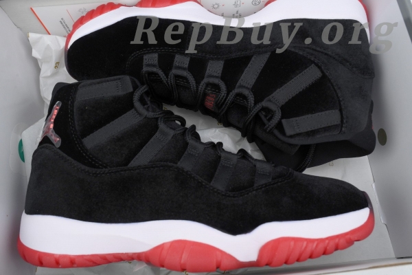 Top Version Air Jordan 11 Retro 'Bred Velvet' DB5457-061 - Image 12