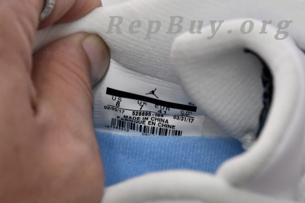 Top Version Air Jordan 11 Retro Low University Blue 528895-106 - Image 11