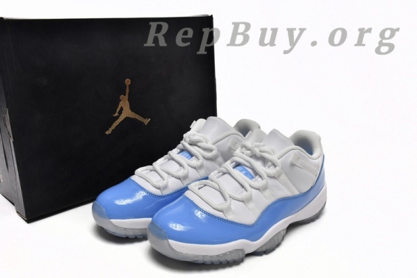 Top Version Air Jordan 11 Retro Low University Blue 528895-106 - Image 16