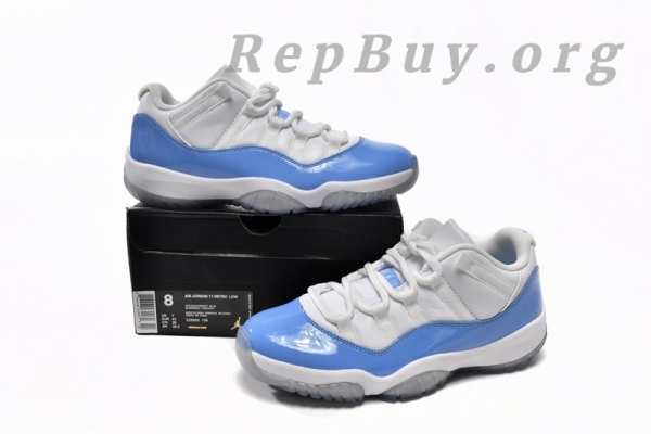Top Version Air Jordan 11 Retro Low University Blue 528895-106 - Image 15