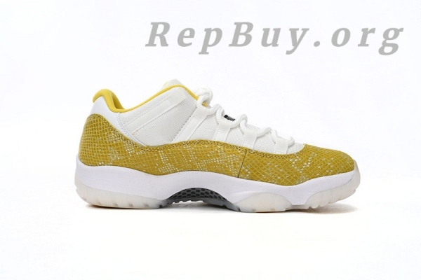 Top Version Air Jordan 11 Retro Low WMNS “Yellow Snakeskin AH7860-107 - Image 3