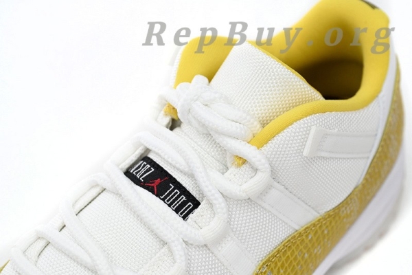 Top Version Air Jordan 11 Retro Low WMNS “Yellow Snakeskin AH7860-107 - Image 7