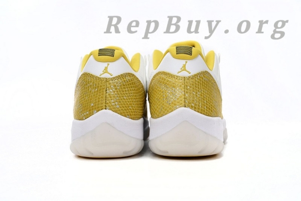 Top Version Air Jordan 11 Retro Low WMNS “Yellow Snakeskin AH7860-107 - Image 4