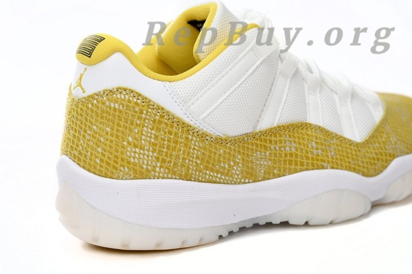 Top Version Air Jordan 11 Retro Low WMNS “Yellow Snakeskin AH7860-107 - Image 8