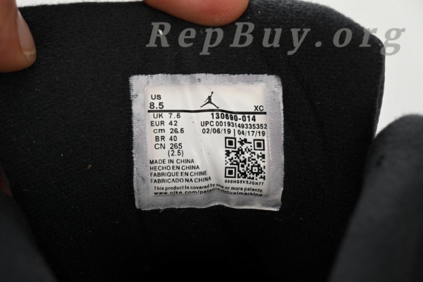 Top Version Air Jordan 12 Retro Black Game Royal 153265-014 - 图片 9