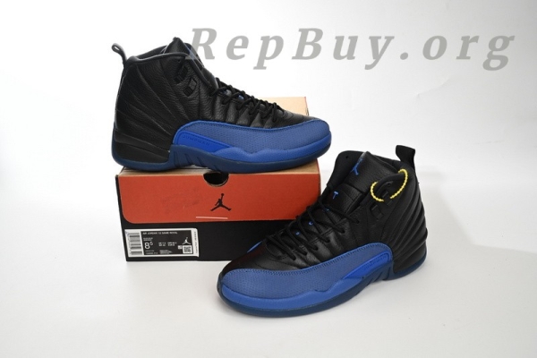 Top Version Air Jordan 12 Retro Black Game Royal 153265-014 - 图片 13
