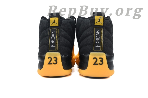 Top Version Air Jordan 12 Retro, High Quality Replica Jordan 12, Best Fake Air Jordan 12, AJ12 Retro Black University Gold, 130690-070 Replica, Premium Copy Jordan Shoes, Sneaker Reps Jordan 12