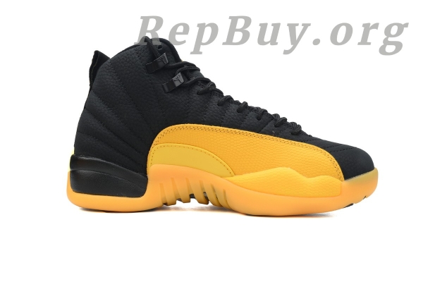 Top Version Air Jordan 12 Retro, High Quality Replica Jordan 12, Best Fake Air Jordan 12, AJ12 Retro Black University Gold, 130690-070 Replica, Premium Copy Jordan Shoes, Sneaker Reps Jordan 12