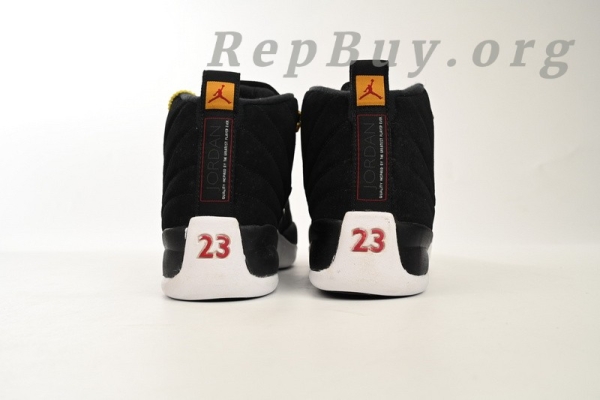 Top Version Air Jordan 12 Retro Reverse Taxi 130690-017 - Image 4