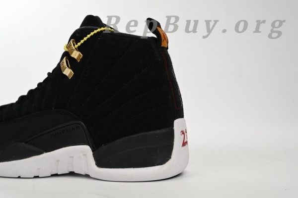 Top Version Air Jordan 12 Retro Reverse Taxi 130690-017 - Image 9