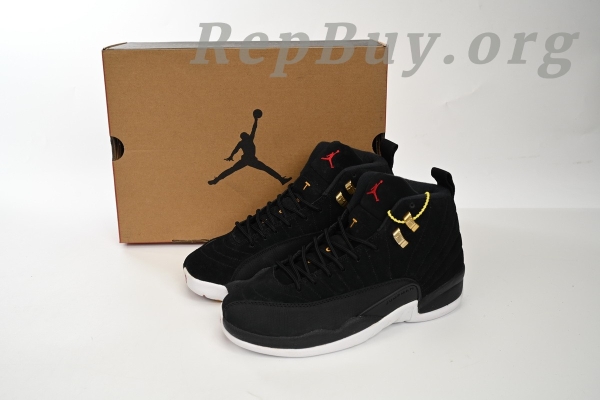 Top Version Air Jordan 12 Retro Reverse Taxi 130690-017 - Image 15