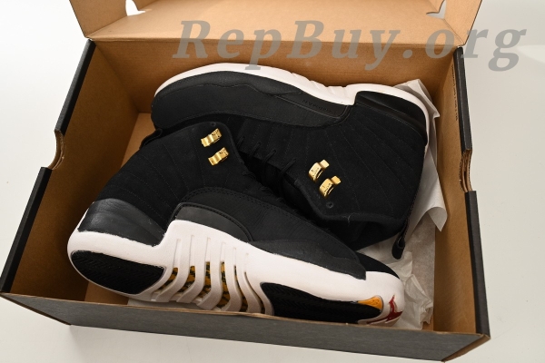 Top Version Air Jordan 12 Retro Reverse Taxi 130690-017 - Image 16