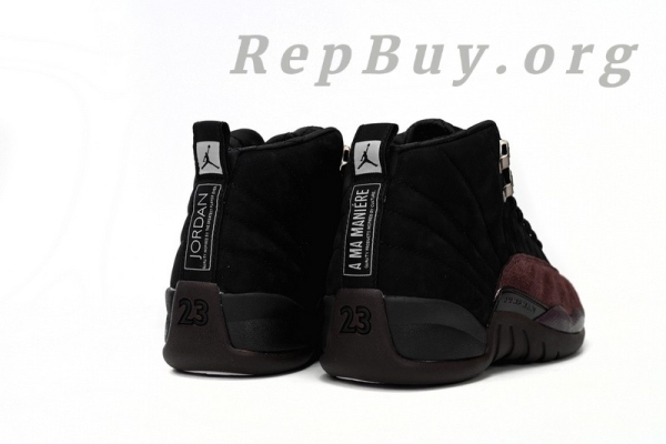 Top Version Air Jordan 12 Retro SP A Ma Maniére Black DV6989-001 - Image 4