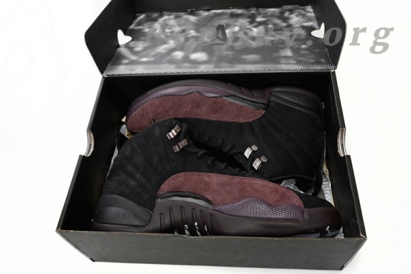Top Version Air Jordan 12 Retro SP A Ma Maniére Black DV6989-001 - Image 15