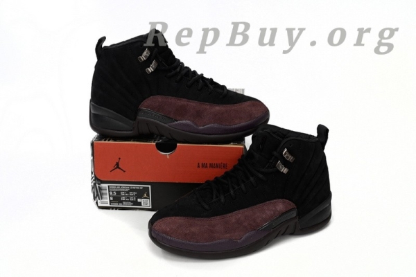 Top Version Air Jordan 12 Retro SP A Ma Maniére Black DV6989-001 - Image 13