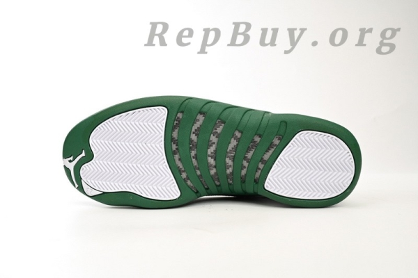 Top Version Air Jordan 12 Retro White Green 136001-063 - Image 5