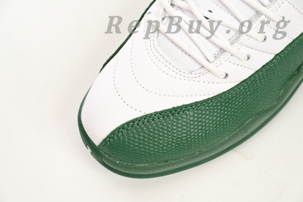 Top Version Air Jordan 12 Retro White Green 136001-063 - Image 6
