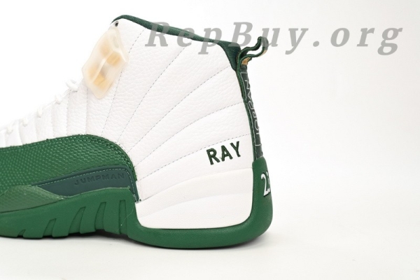 Top Version Air Jordan 12 Retro White Green 136001-063 - Image 8