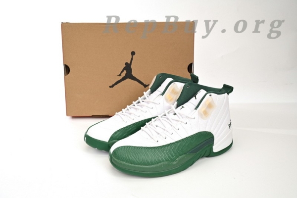 Top Version Air Jordan 12 Retro White Green 136001-063 - Image 14