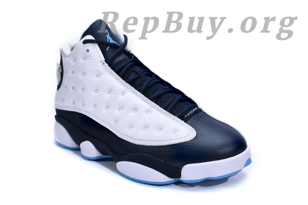Top Version Air Jordan 13 Retro Obsidian Powder Blue White 414571-144 - Image 3
