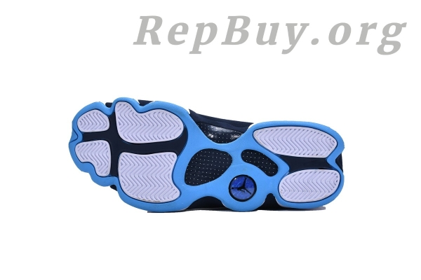 Top Version Air Jordan 13 Retro Obsidian Powder Blue White 414571-144 - Image 4