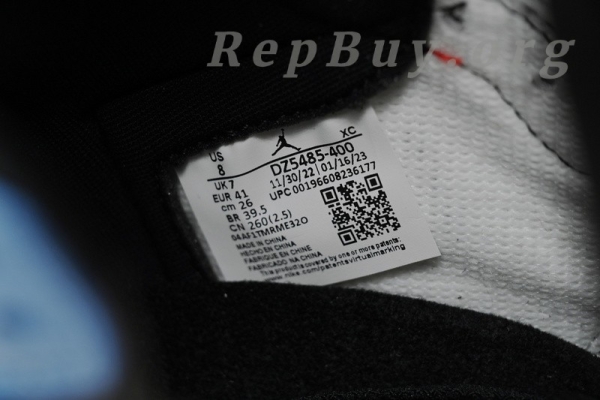 Top Version Air Jordan 1 Retro High OG UNC Toe DZ5485-400 - Image 24