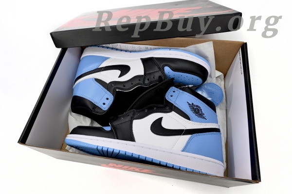 Top Version Air Jordan 1 Retro High OG UNC Toe DZ5485-400 - Image 30