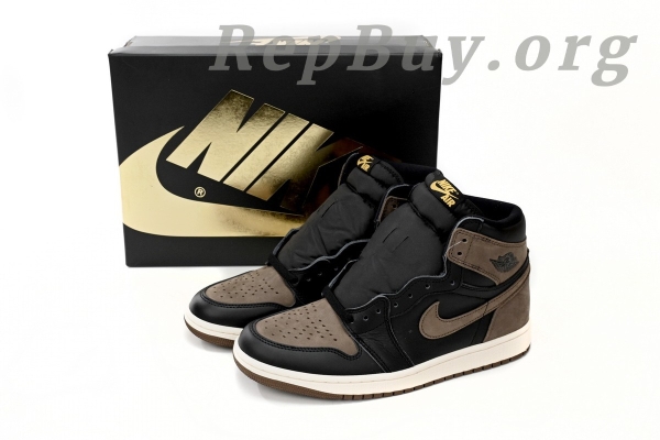 Top Version Air Jordan 1 High OG “Palomino”Brown black DZ5485-020 - Image 17