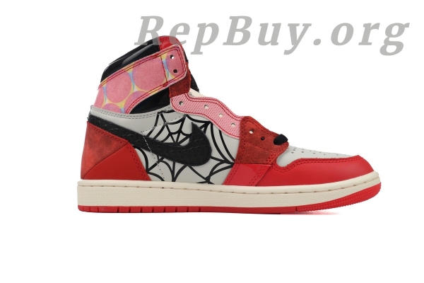 Top Version Air Jordan 1 High, Custom OG Next Chapter, Marvel DV1748-601, high quality replica sneakers, best AJ1 reps, 1:1 replica Jordan 1, premium custom Jordans, flawless Marvel collab kicks, exact copy Air Jordan 1