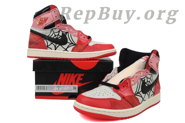Top Version Air Jordan 1 High, Custom OG Next Chapter, Marvel DV1748-601, high quality replica sneakers, best AJ1 reps, 1:1 replica Jordan 1, premium custom Jordans, flawless Marvel collab kicks, exact copy Air Jordan 1