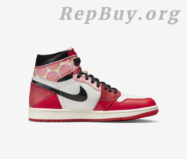 Top Version Air Jordan 1 High OG Spider-Man Across the Spider-Verse DV1748-601 - Image 3
