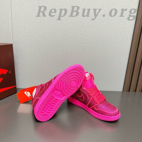 Top Version Air Jordan 1 Pink, High Quality Replica Jordan 1, Custom Sequins Jordan 1, Best Replica Air Jordan 1, PB250305 Jordan 1, Fake Air Jordan 1 Pink, Luxury Replica Sneakers, Air Jordan 1 Sparkle Custom, Affordable Jordan 1 Replica, Premium Fake Jordans