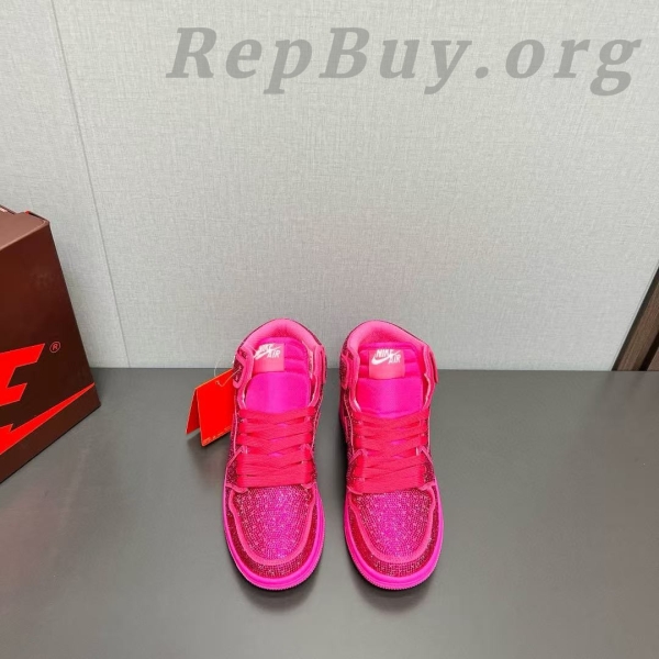 Top Version Air Jordan 1 Pink, High Quality Replica Jordan 1, Custom Sequins Jordan 1, Best Replica Air Jordan 1, PB250305 Jordan 1, Fake Air Jordan 1 Pink, Luxury Replica Sneakers, Air Jordan 1 Sparkle Custom, Affordable Jordan 1 Replica, Premium Fake Jordans