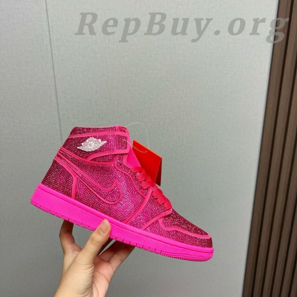 Top Version Air Jordan 1 Pink, High Quality Replica Jordan 1, Custom Sequins Jordan 1, Best Replica Air Jordan 1, PB250305 Jordan 1, Fake Air Jordan 1 Pink, Luxury Replica Sneakers, Air Jordan 1 Sparkle Custom, Affordable Jordan 1 Replica, Premium Fake Jordans