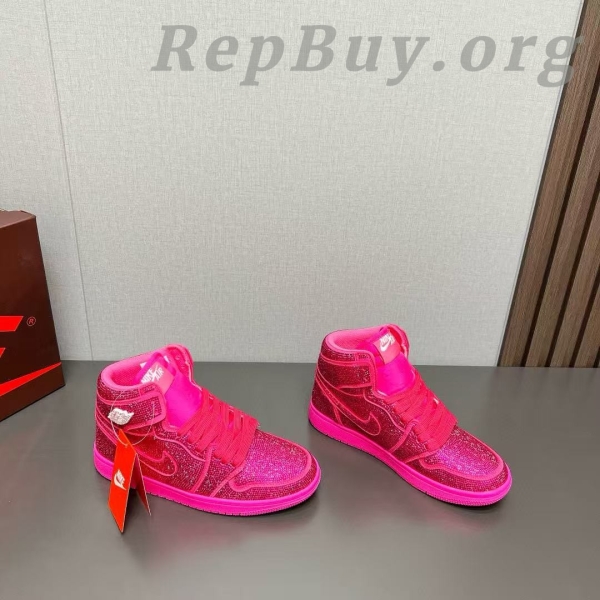 Top Version Air Jordan 1 Pink, High Quality Replica Jordan 1, Custom Sequins Jordan 1, Best Replica Air Jordan 1, PB250305 Jordan 1, Fake Air Jordan 1 Pink, Luxury Replica Sneakers, Air Jordan 1 Sparkle Custom, Affordable Jordan 1 Replica, Premium Fake Jordans