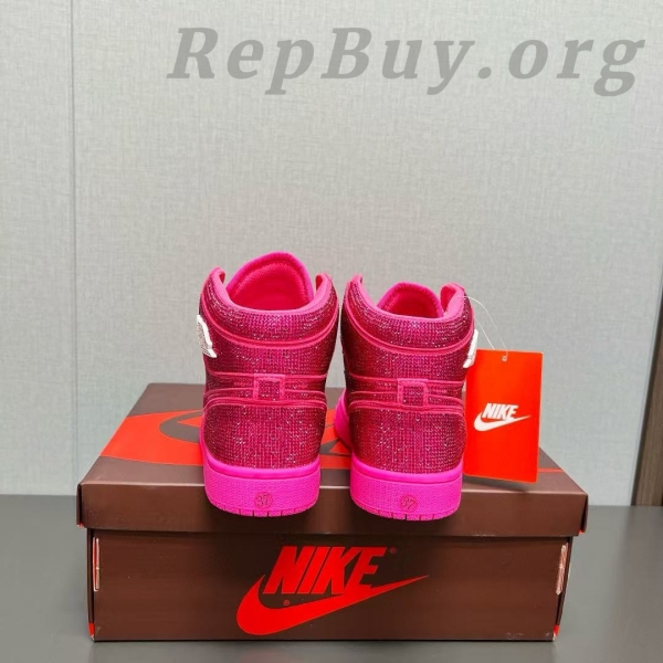 Top Version Air Jordan 1 Pink, High Quality Replica Jordan 1, Custom Sequins Jordan 1, Best Replica Air Jordan 1, PB250305 Jordan 1, Fake Air Jordan 1 Pink, Luxury Replica Sneakers, Air Jordan 1 Sparkle Custom, Affordable Jordan 1 Replica, Premium Fake Jordans