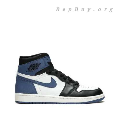 Top Version Air Jordan 1 Retro High Blue Moon 555088-115 - Image 3