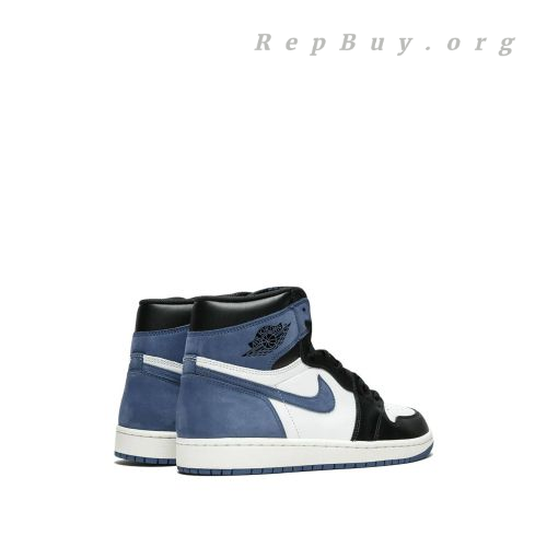 Top Version Air Jordan 1 Retro High Blue Moon 555088-115 - Image 7