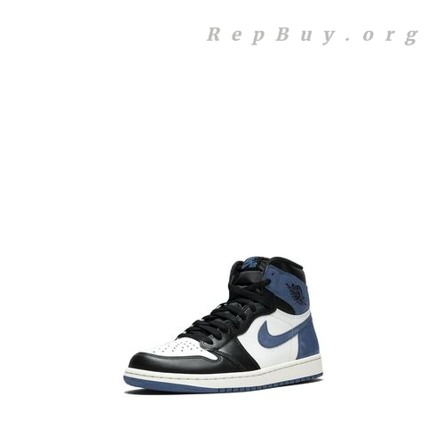 Top Version Air Jordan 1 Retro High Blue Moon 555088-115 - Image 10