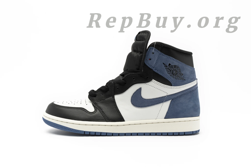Best Top Version Air Jordan 1 Retro High Blue Moon 555088-115 Replica