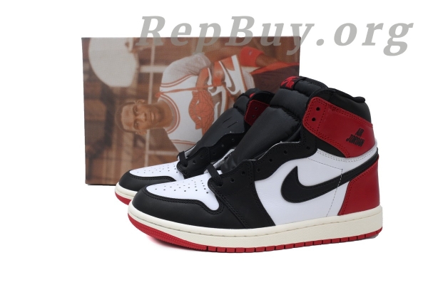 Top Version Air Jordan 1 Retro High OG Black Toe Reimagined DZ5485-106 - Image 11