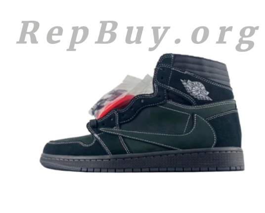 Top Version Air Jordan 1 Retro High OG SP Travis Scott Black Phantom