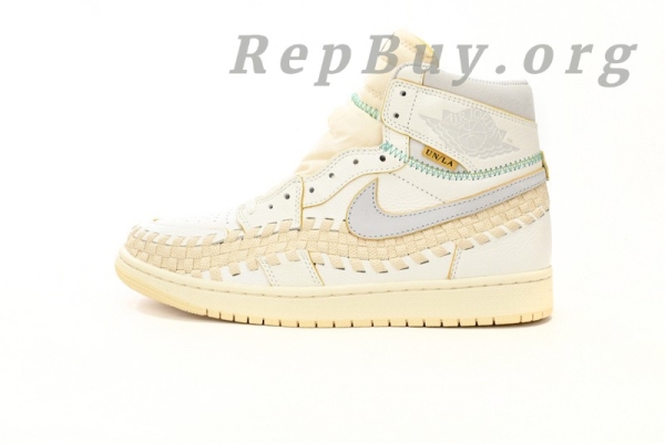 Top Version Air Jordan 1 Retro High OG SP Union LA Bephie's Beauty Supply Woven FD2565-100 - Image 2